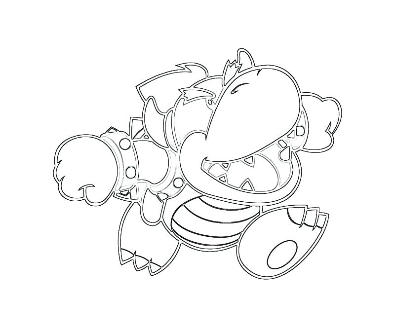 800x667 Bowser Jr Coloring Pages Murs