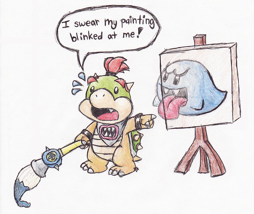 816x688 Bowser Jr's Magic Paint Brush By Mariobabies Fanclub