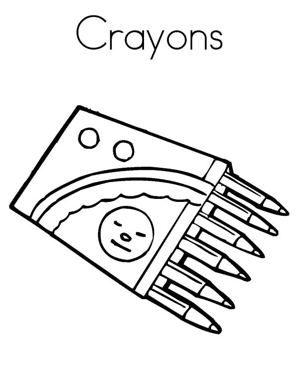 600x776 How To Draw Box Crayons Coloring Pages Best Place To Color