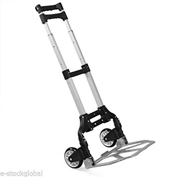355x355 Folding Luggage Trolley Hand Truck Cart 60kg Amazon.co.uk Garden