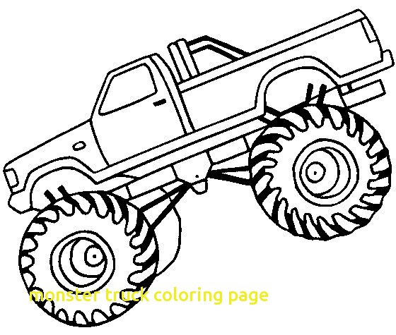 560x475 Monster Truck Coloring Page With Monster Truck F Road Coloring