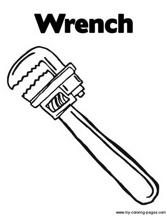 567x733 Wrench 2 Coloring Pages Cnc Projects, Applique