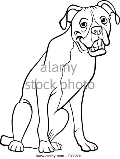 409x540 Vector Illustration Cute Boxer Dog Stock Photos Amp Vector