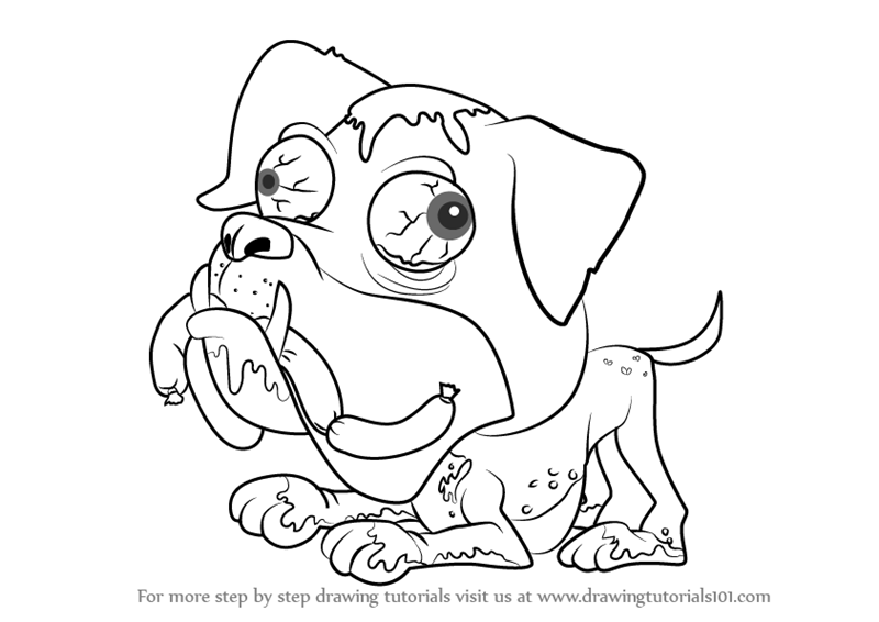 800x566 Learn How To Draw Smelly Bum Boxer From The Ugglys Pet Shop (The