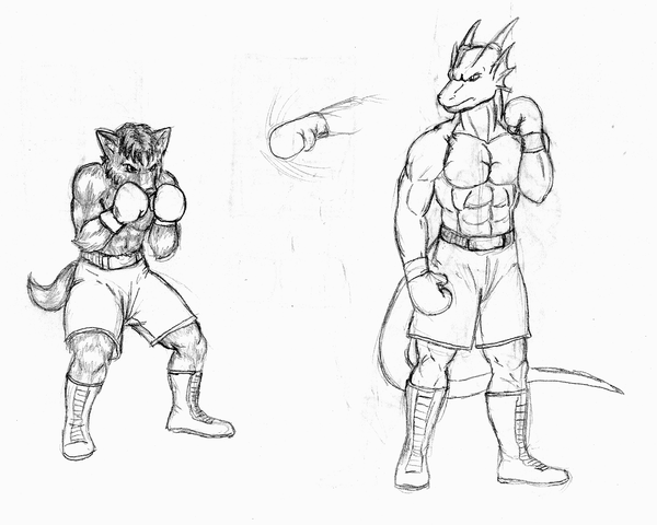 600x480 Furry Boxing Fighters By Ncrediblecarl
