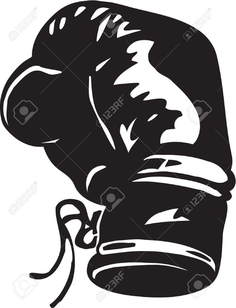 996x1300 Black Clipart Boxing Glove