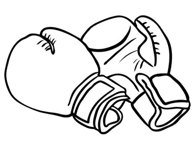 630x461 Boxing Gloves Coloring Pages