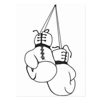 324x324 Boxing Gloves Postcards Zazzle