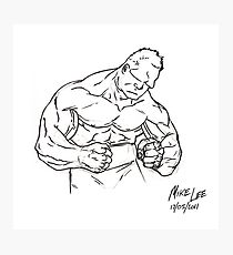 210x230 Boxing Ring Drawing Photographic Prints Redbubble