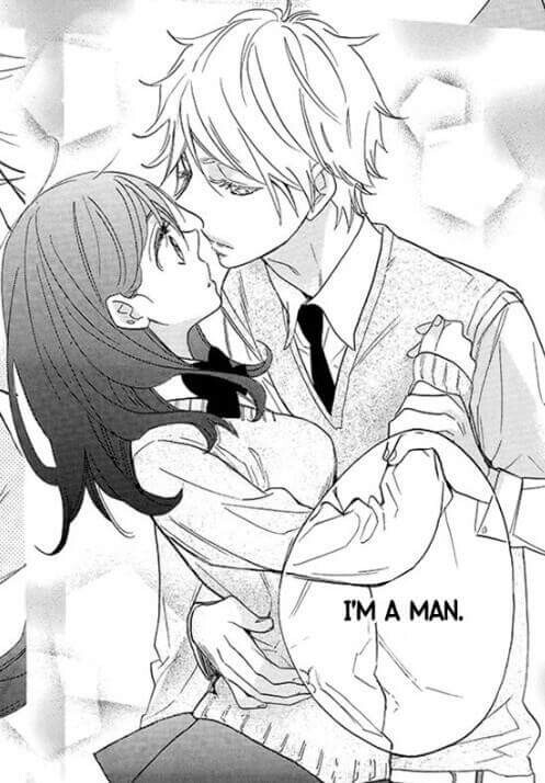 497x714 Anime Boy Anime Girl Anime Love Black And White 2548047