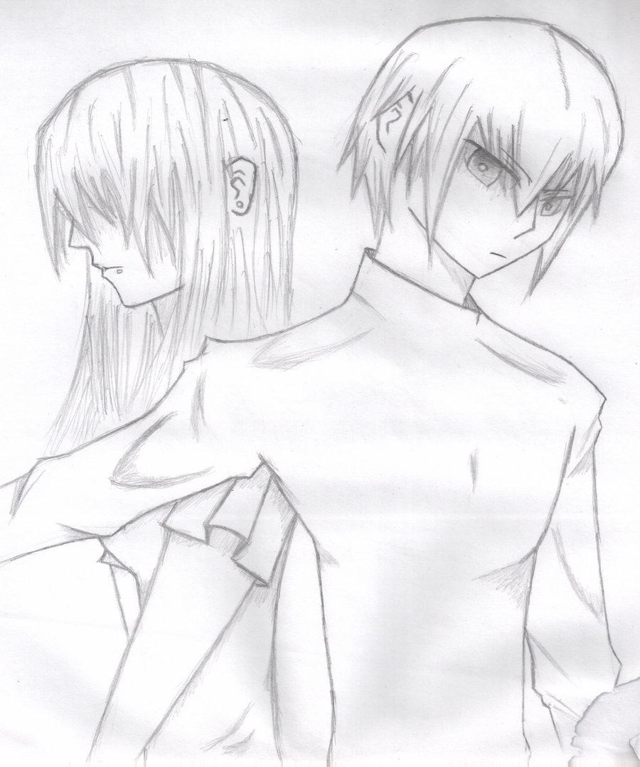 900x1078 Anime Boy And Girl By Soulbound Azn