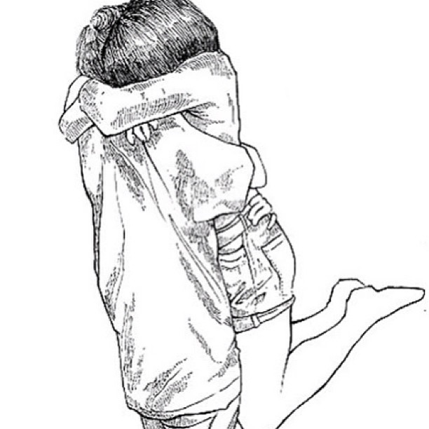 612x612 Pictures Boy Hugging Girl Drawing,