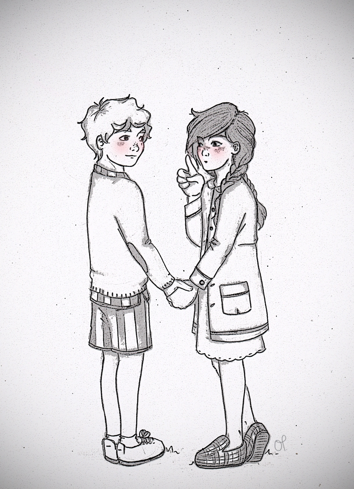 1222x1686 Boy And Girl Sketch Tumblr Boy And Girl Sketch Tumblr Drawing
