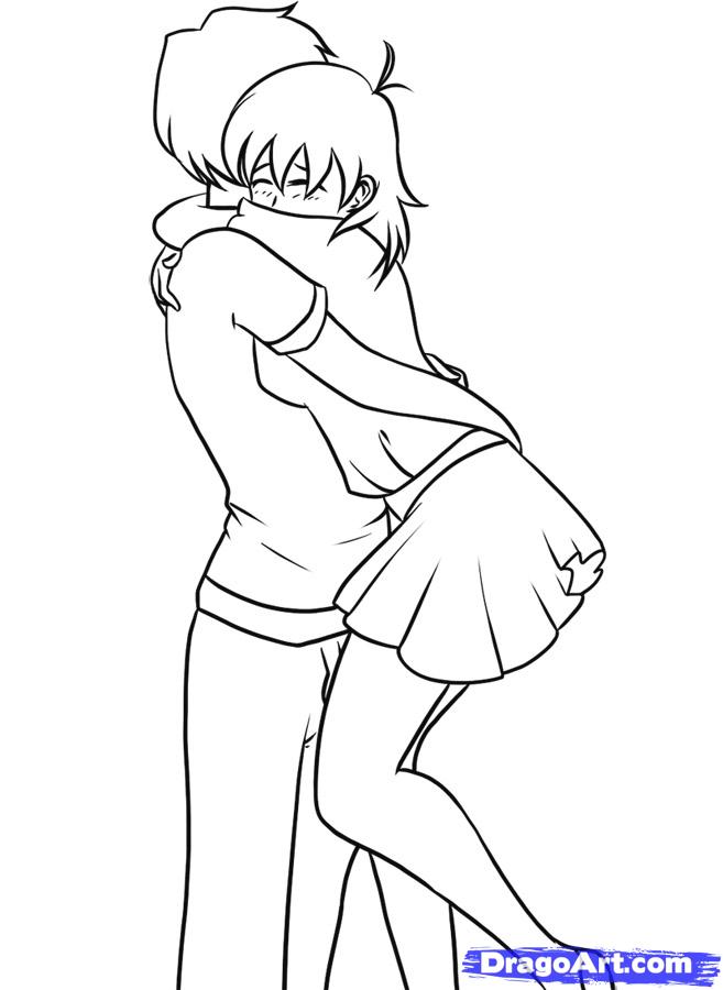 657x900 Drawn Couple Dragoart