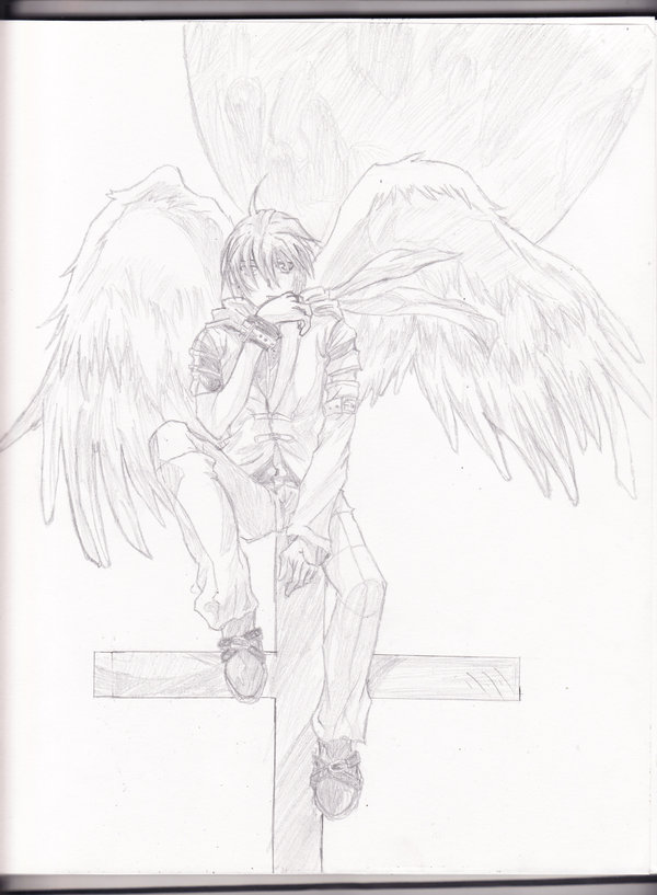 600x817 Anime Angel Boy By Aoi Ookami