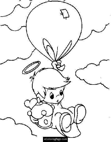452x576ngel Printable Coloring Pages Baby Boyngel Flying