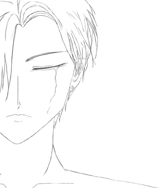 540x610 Pictures Guy Crying Drawing,