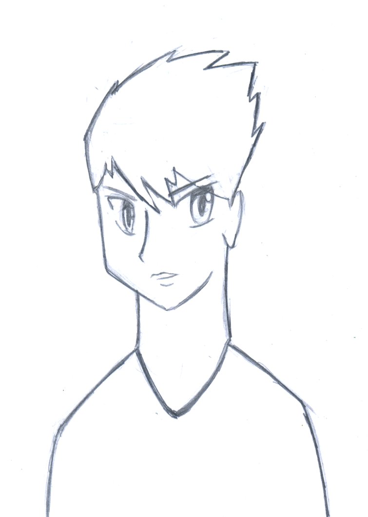 755x1059 Boy Drawing By Jlukas123