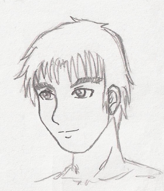 562x655 Boy Face Sketch By Ohjolly