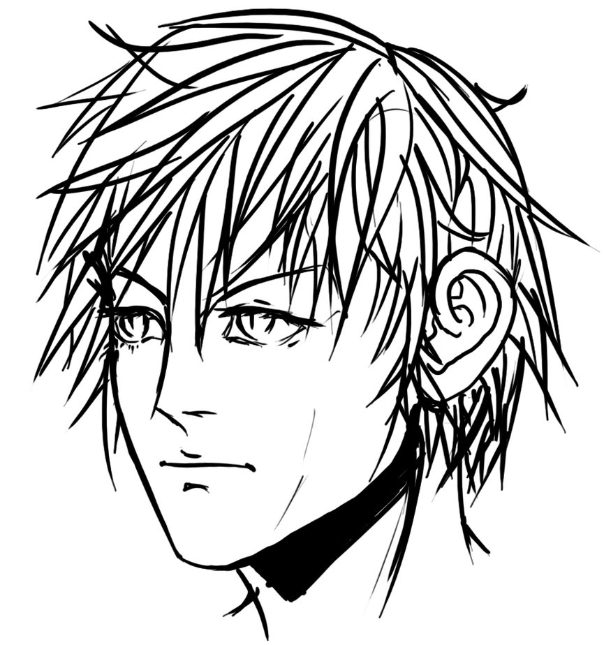 865x924 Boy's Face (Practice) By Aaronthor