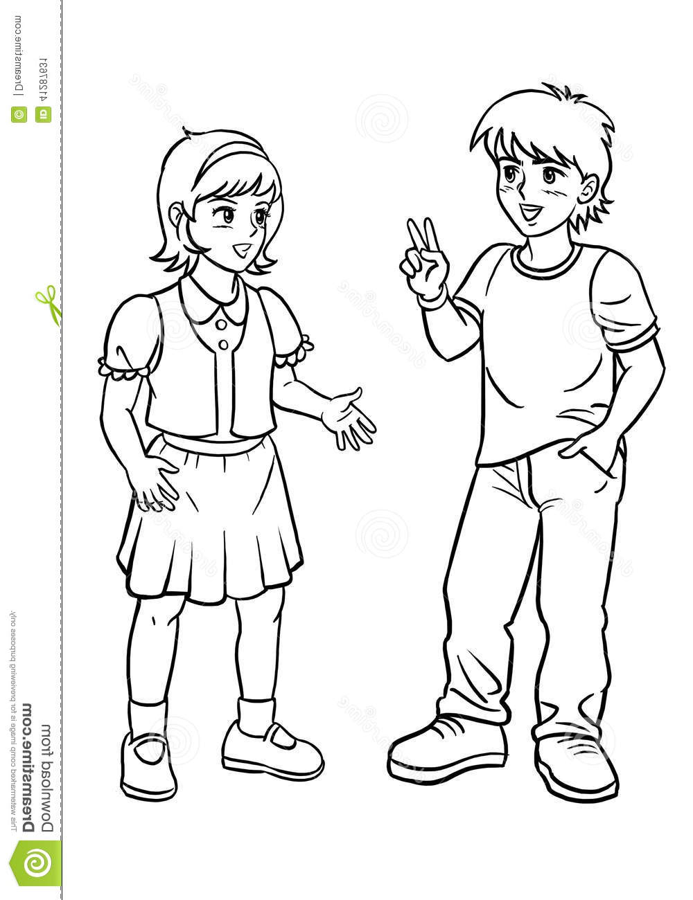 1000x1300 Drawing Picture Of Boys Girl Drawings Girls Boys Girls