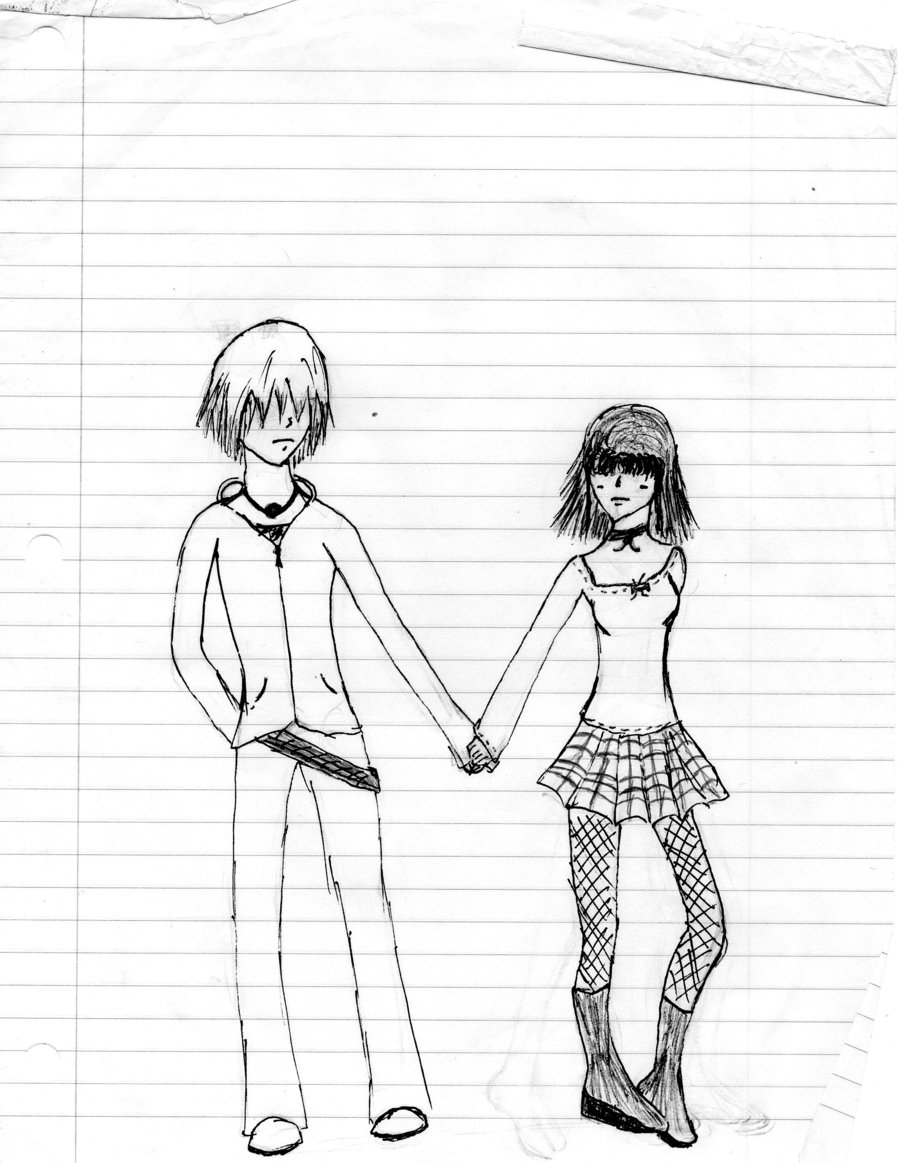 900x1163 Shy Boy Happy Girl By Chickee D