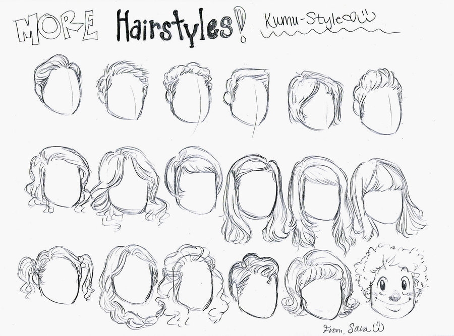 900x667 Hairstyles 3 By Kumu18 On How To Draw Hair