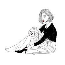 225x225 Image Result For Tumblr Outlines Girl And Boy Drawings