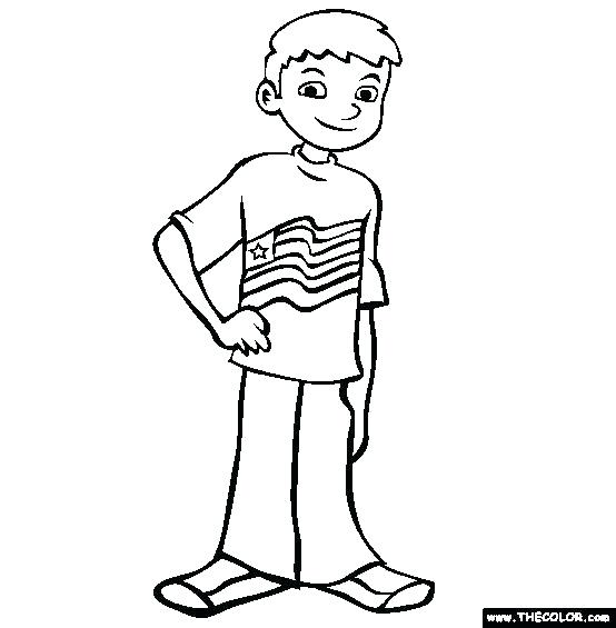 Teenage Boy And Girl Coloring Pages 2