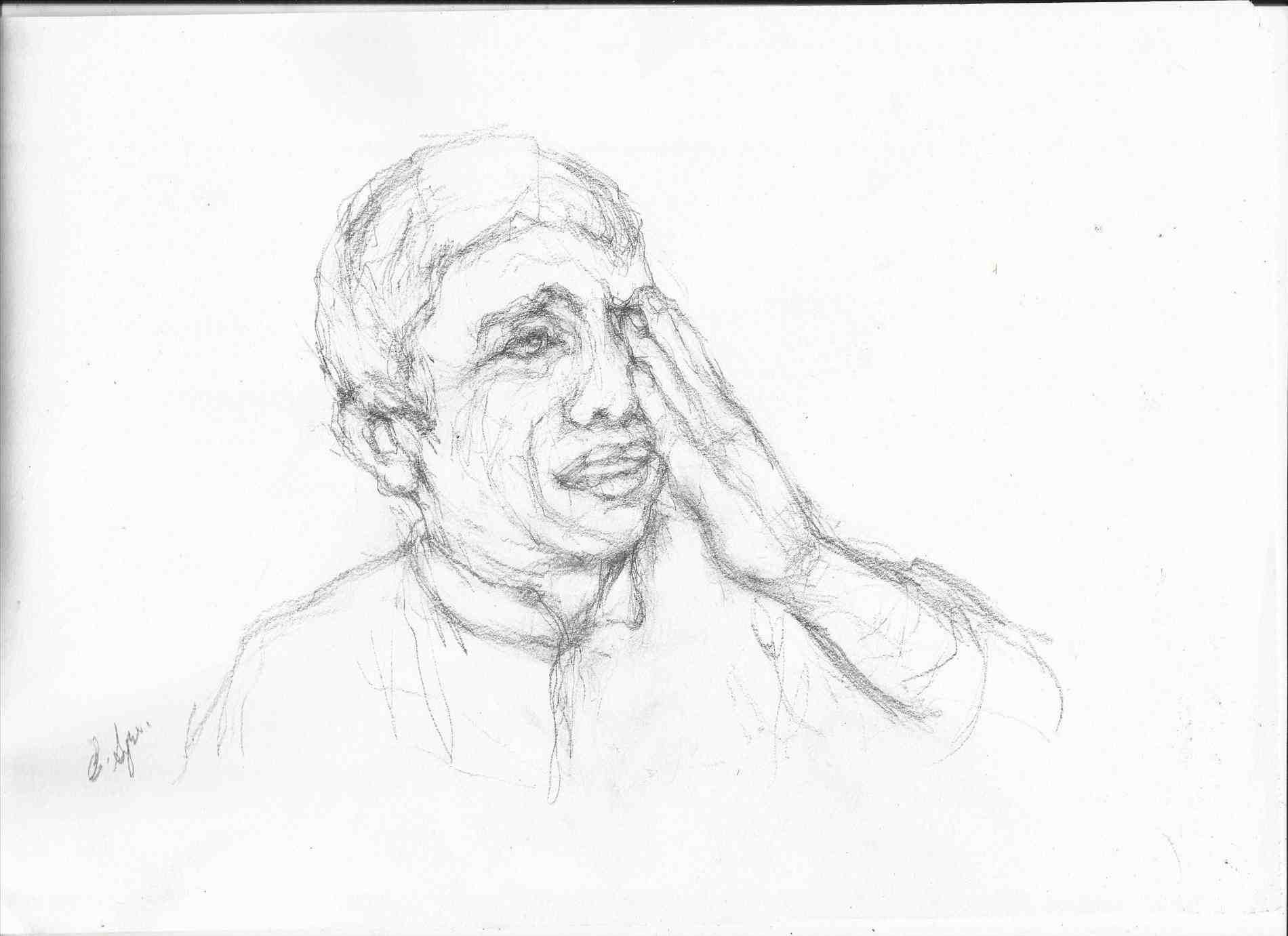 1900x1381 Pencil Drawings Of Depression