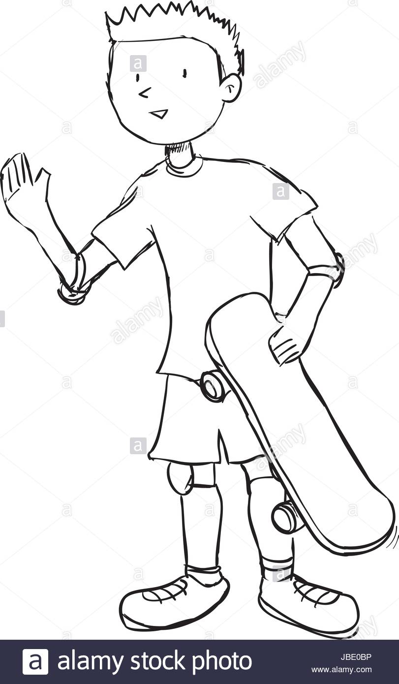 811x1390 Boy Doodle Draw Stock Vector Art Amp Illustration, Vector Image