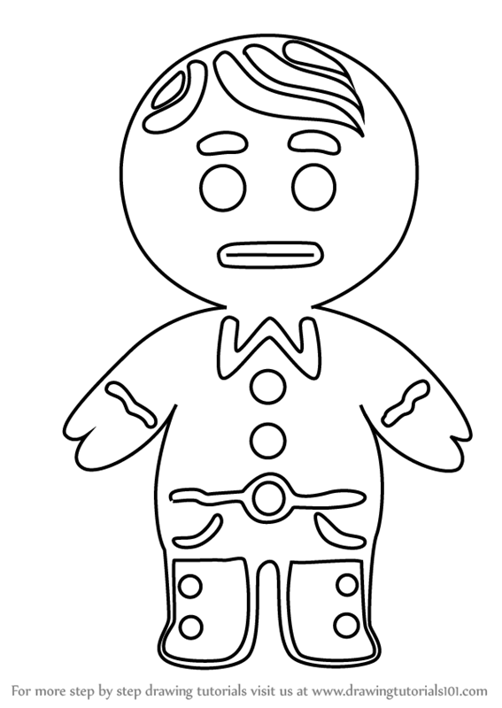 567x800 Learn How To Draw Gingerbread Boy From Little Charmers (Little