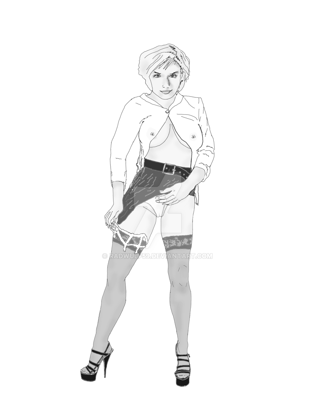 1024x1365 Garter Girl What More Do You Want 2c Boys N Girls By Radwulf59