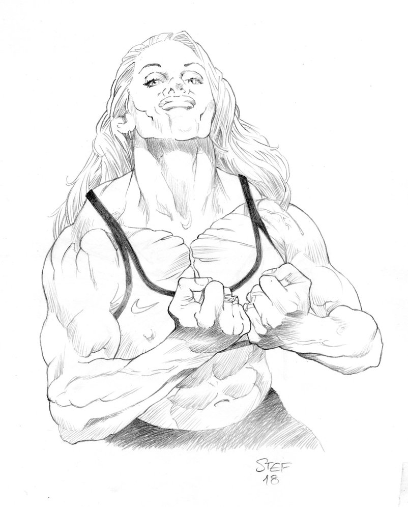 802x996 Sports Bra Muscle