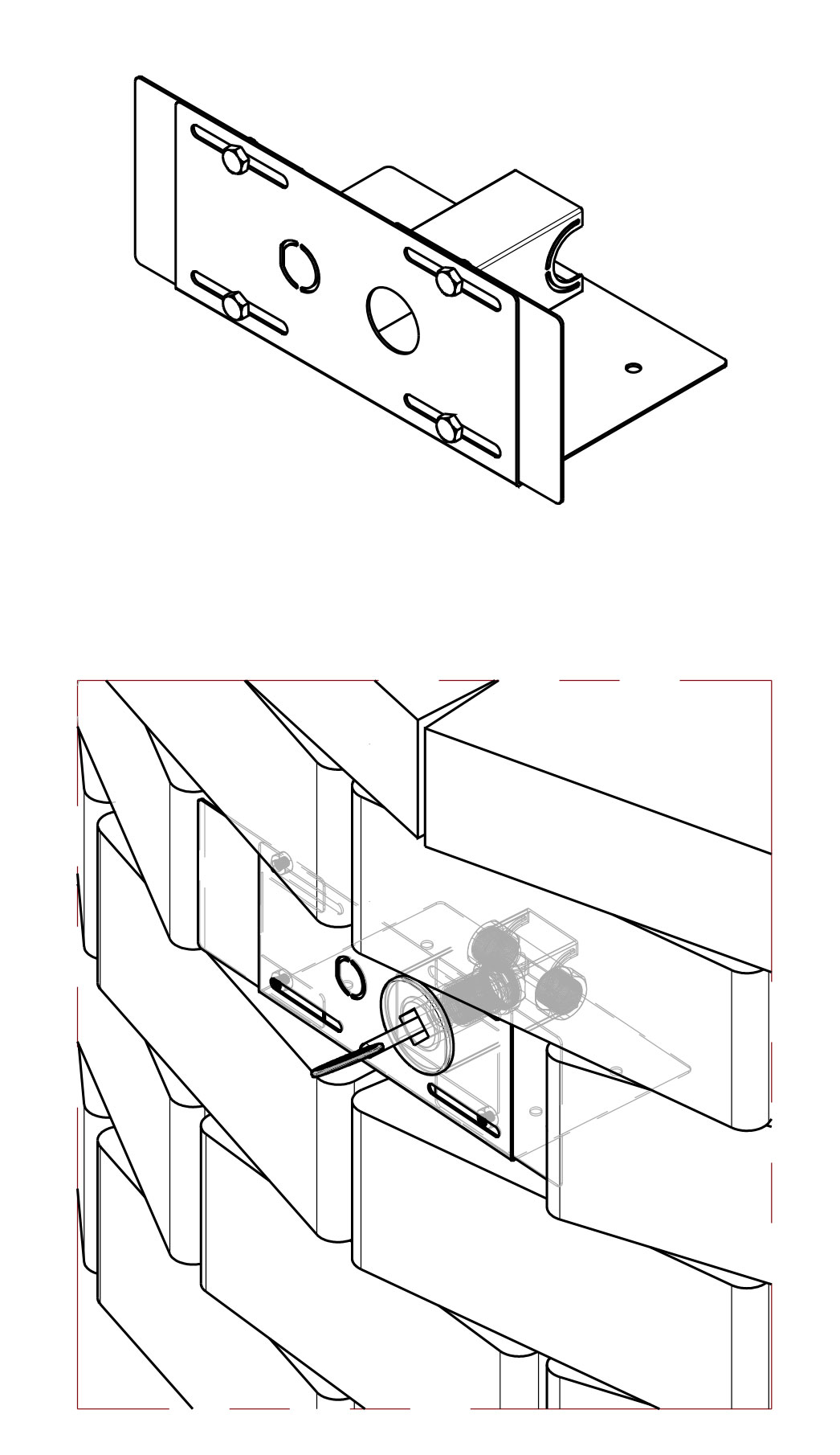 1046x1810 Paver Block Bracket For Fire Pits Affordable Outdoor Kitchens
