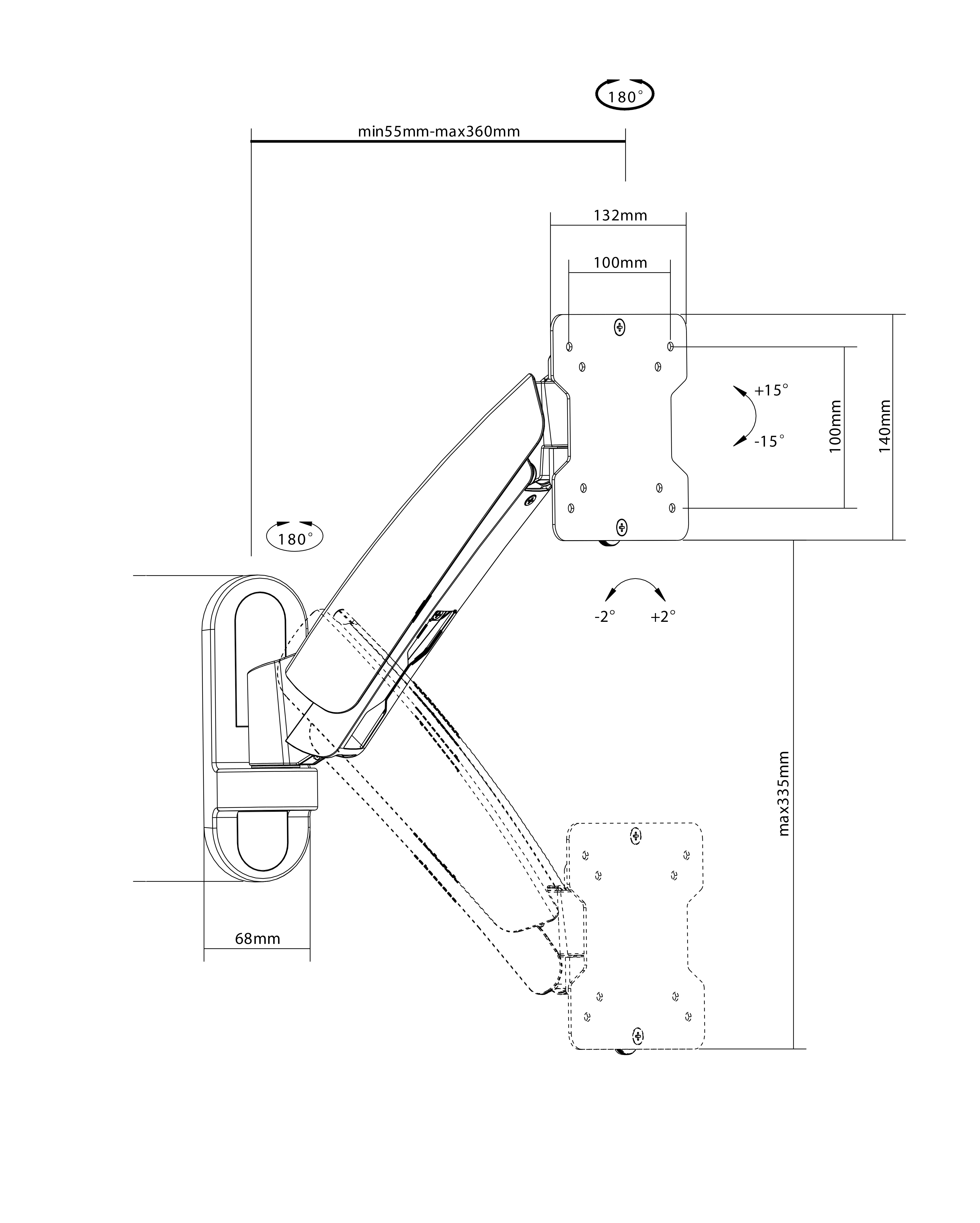4275x5332 Buy Goobay Easyslide Tv Bracket Nx Tvs 450