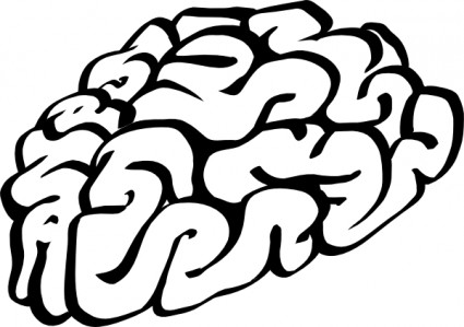 425x299 Best Brain Clipart Black And White