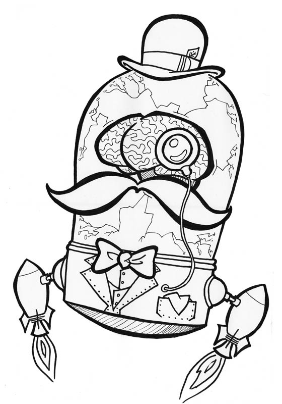 560x800 Dapper Brain In A Jar Who Says Brains In A Jar Can'T Also