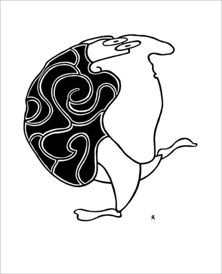 770x953 Saatchi Art The Brains Drawing By Romana Yaroshchak