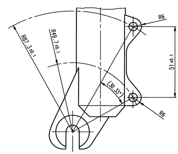 363x315 Front Is Disc Brake Mount Drawing Bicikli
