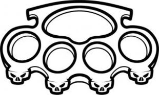 310x186 How To Draw Brass Knuckles