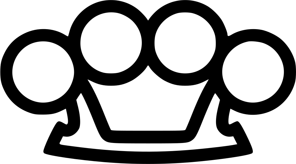 981x546 Brass Knuckles Svg Png Icon Free Download ( 539576