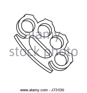 300x320 Knuckles Icon, Outline Style Stock Vector Art Amp Illustration