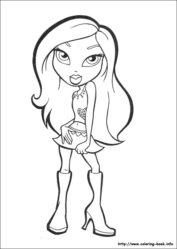 567x794 Bratz Coloring Pages On Coloring