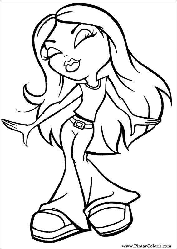 567x794 Drawings To Paint Amp Colour Bratz