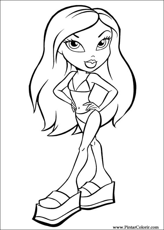 567x794 Drawings To Paint Amp Colour Bratz