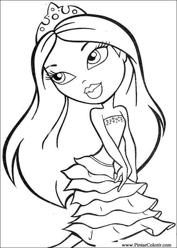 567x794 Drawings To Paint Amp Colour Bratz