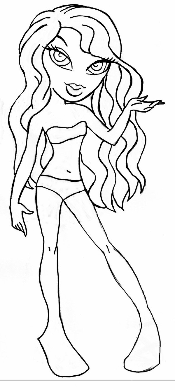 600x1331 Bratz Clothing Base By Kanean