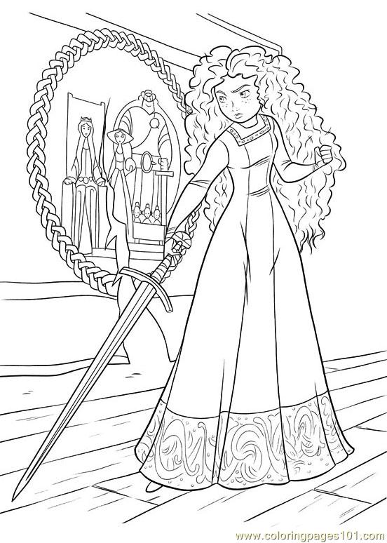 552x774 Brave 34 Coloring Page