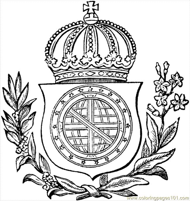 650x686 Seal Brazil Lg Coloring Page
